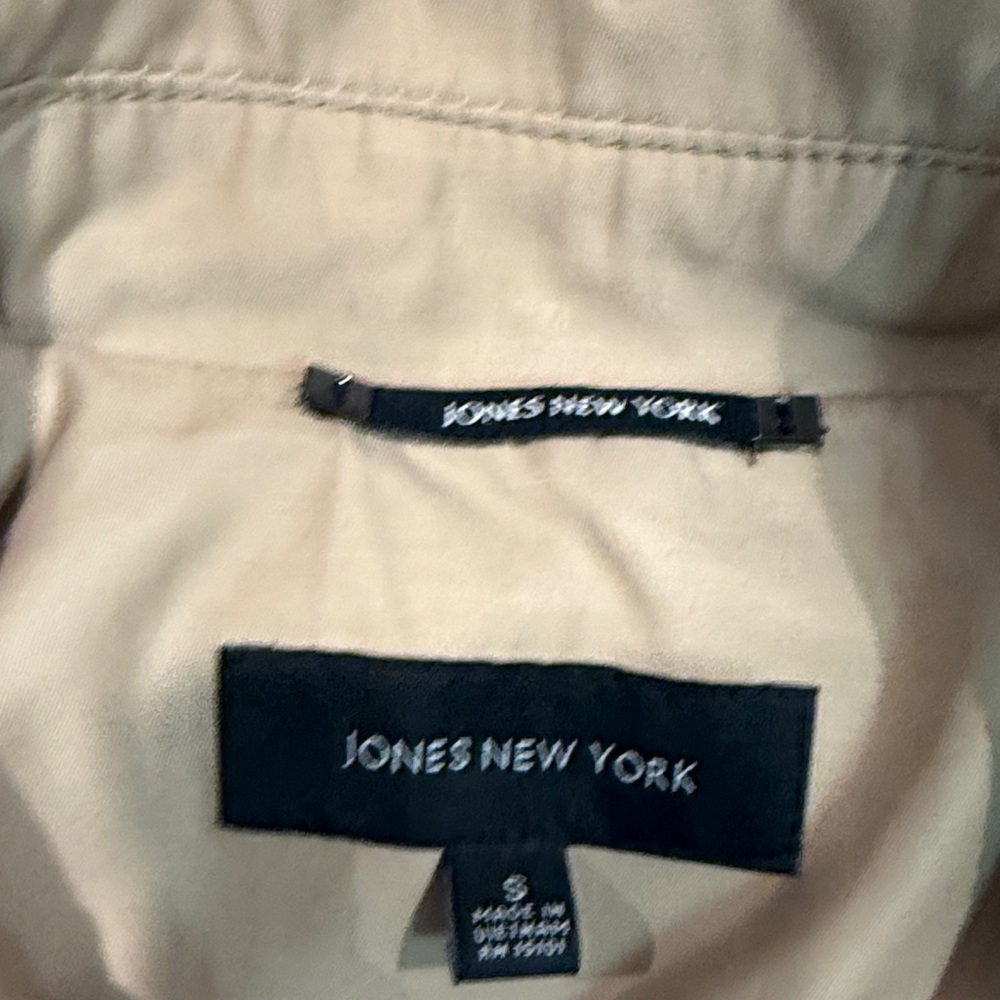 Jones New York Tan Trench Coat - Picture 2 of 6